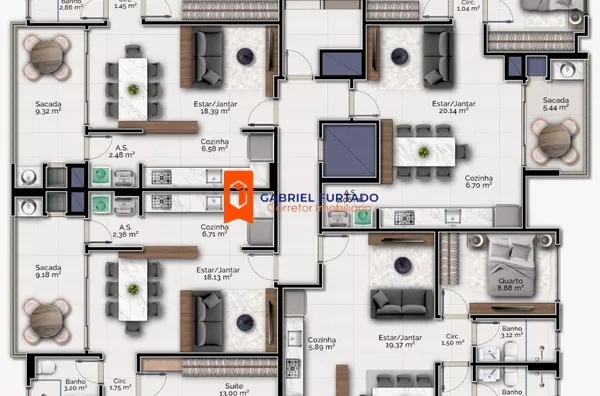APARTAMENTOS À VENDA – XV DE NOVEMBRO – TIJUCAS/SC