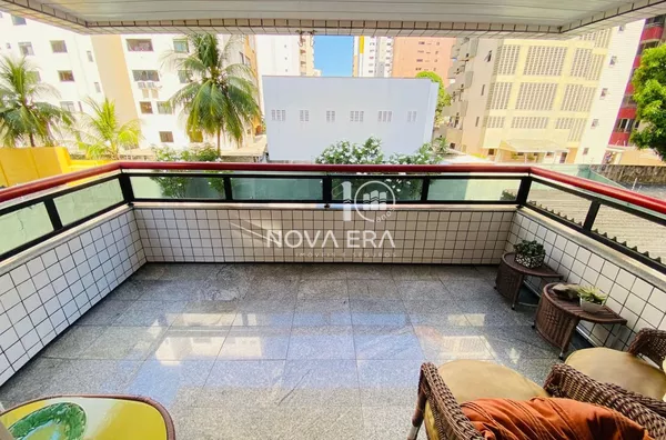 Apartamento no Edifício Berma IV 133,45 m² 3 Quartos 4 banheiros e 2 vagas. Meireles, Fortaleza- CE