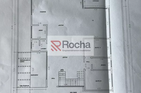 Casa em condomínio fechado Planta Térreo