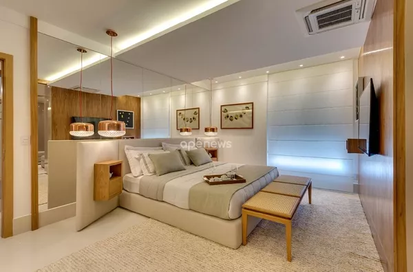 Dormitorio casa opus vaca brava - apartamentos de luxo em Goiânia