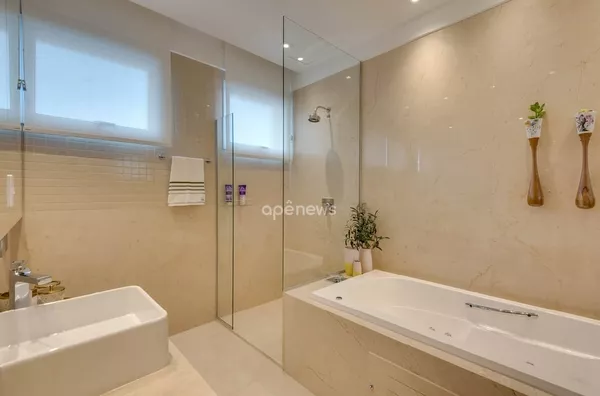Banheiro casa opus vaca brava - apartamentos de luxo em Goiânia