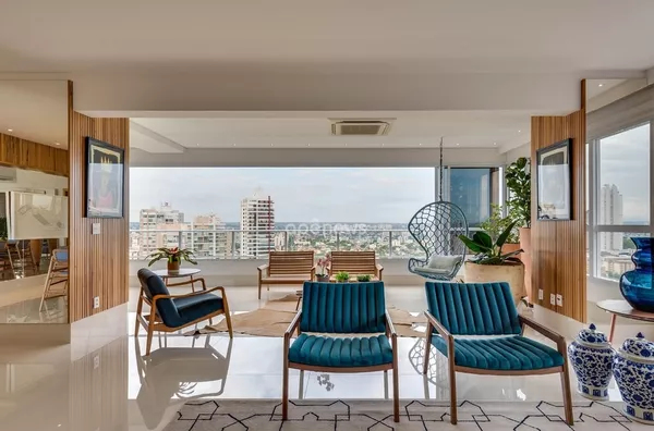 sala de estar casa opus vaca brava - apartamentos de luxo em Goiânia