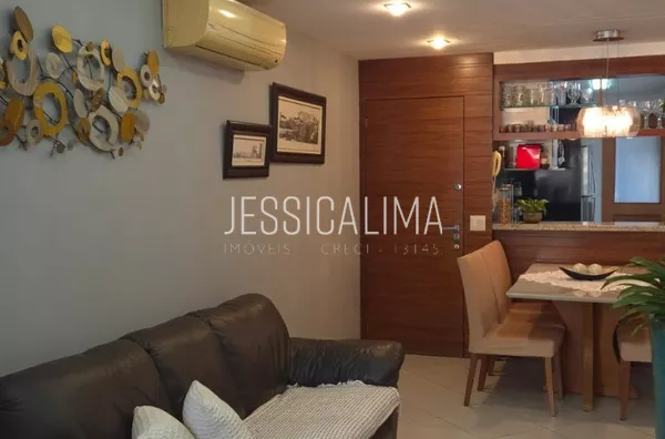 Apartamento 2 Quartos com Suíte no Ed. Pedra Azul em Bento Ferreira - Frente, Quitado e Financiável