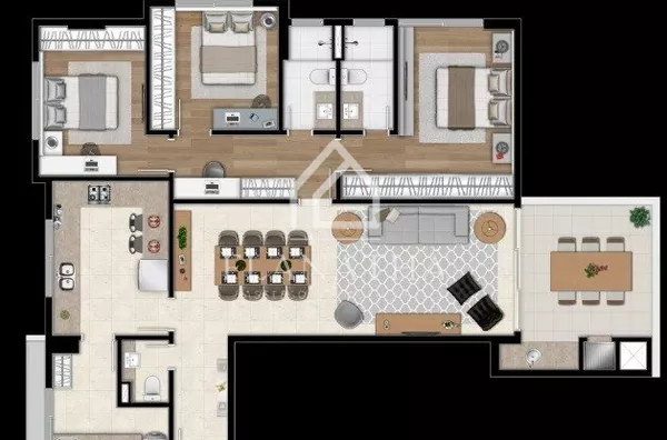 Apartamento para venda, 3 quarto(s),  Estrela, Ponta Grossa - Foto 8