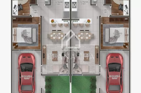 Casa para venda, 2 quarto(s),  Cará-cará, Ponta Grossa - Foto 10