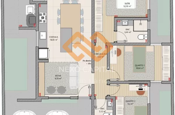 Casa para venda, 3 quarto(s),  Cara Cara, Ponta Grossa