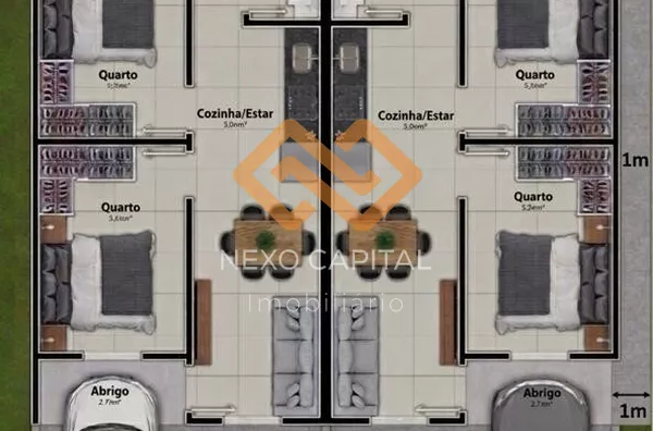 Casa para venda, 2 quarto(s),  Recanto verde, Ponta Grossa