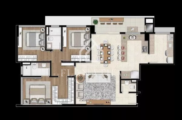 Apartamento para venda, 3 quarto(s),  Estrela, Ponta Grossa - Foto 11