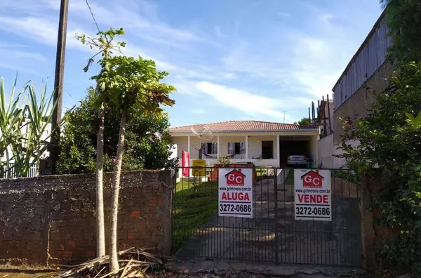 IMÓVEL RESIDENCIAL EM ALVENARIA - CONTENDO 01 SALA, 01 COZINHA, 01 BANHEIRO, 03 QUARTOS, 01 LAVANDERIA, 01 AREA DE CHURRASQUEIRA, 01 GARAGEM P/ 02 CARROS - Foto 1