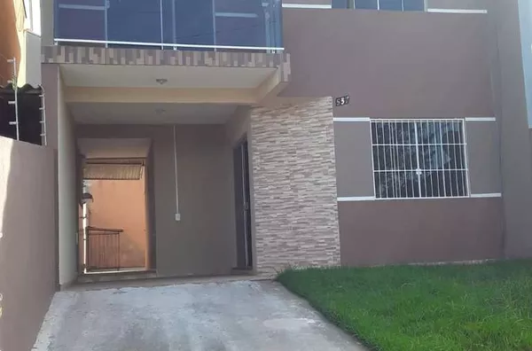 SOBRADO RESIDENCIAL EM ALVENARIA - 03 QUARTOS, SALA, COZINHA, SACADA, LAVABO, WC, AREA DE SERVIÇO E GARAGEM. - Foto 1