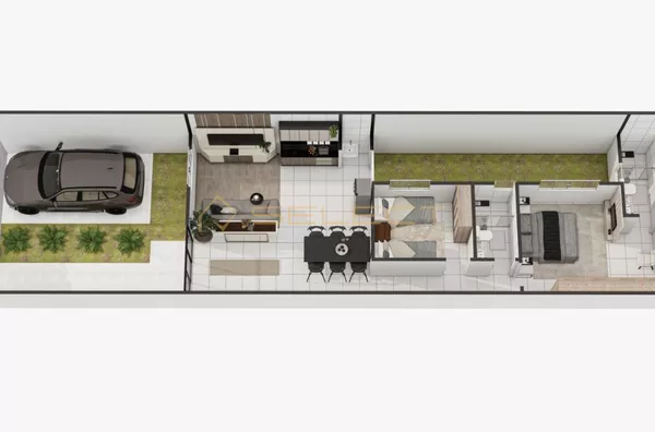 Casa geminada para venda, 2 quarto(s),  Jardim Primavera, Coronel Fabriciano