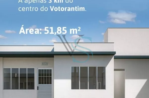 Casa com 2 dormitórios à venda, 51 m²  - Colina Santa Mônica - Votorantim/SP
