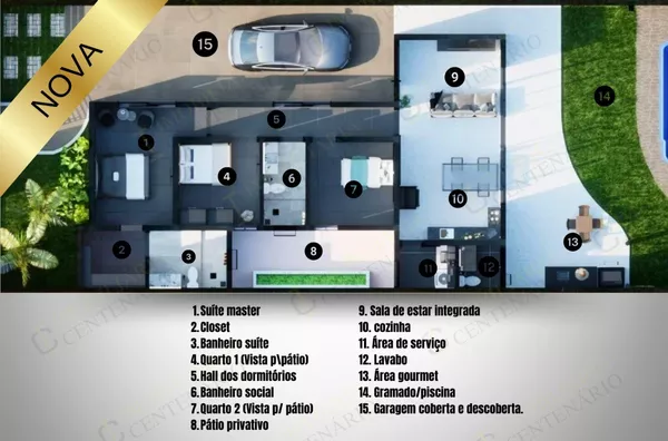 Casa à venda, no Jardim Amélia Dionísio, em Olímpia - SP - Foto 4