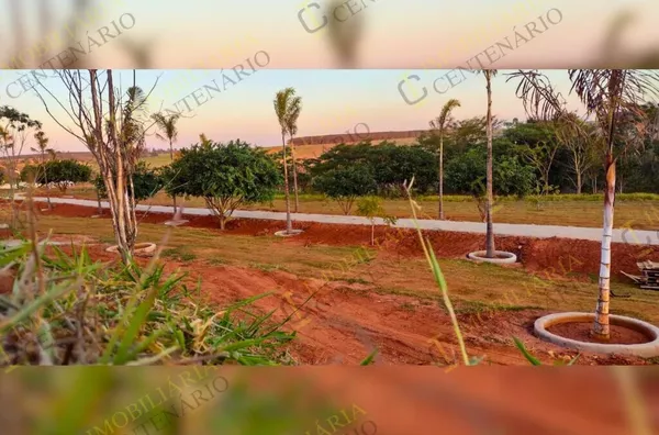 Obra em andamento do Jardim Botânico de Olímpia