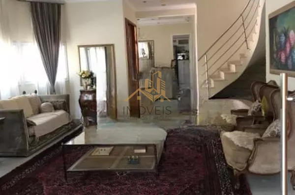 Linda casa em condomínio fechado de alto padrão na cidade de Vinhedo com 4 suítes, sendo no piso térreo uma suíte master com closet e hidromassagem e ar condicionado, sala ampla com lareira , escritório, lavabo, ampla cozinha planejada com copa, despensa, - Foto 5