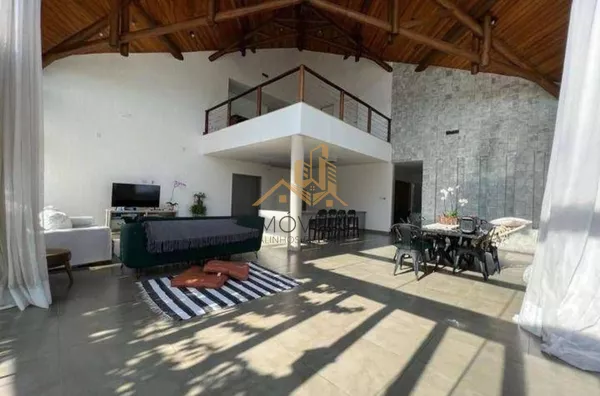 Casa à venda com 5 suítes em  condomínio de alto padrão na cidade de Louveira.  Lindo sobrado moderno e com fino acabamento, são 760m² de construção em um terreno de 1.890m², o andar superior oferece 3 suítes sendo a master com closet e banheira com hidro - Foto 16