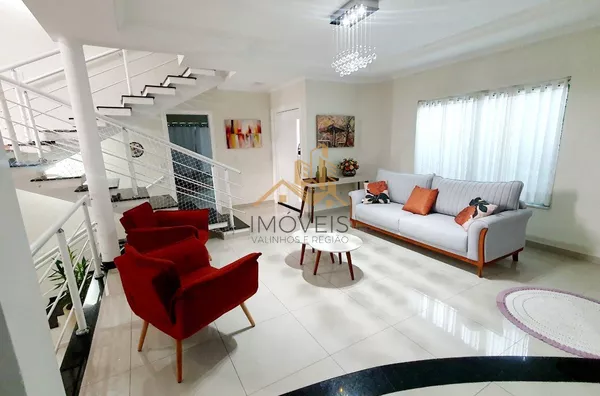 Casa moderna, com muito espaço, sala de estar, de tv, de jantar, escritório, 3 dormitórios com armários, sendo 1 suíte máster com sacada, lavabo, banheiro social, cozinha e lavanderia com armários, despensa, dormitório e banheiro de empregada, 4 vagas de - Foto 11