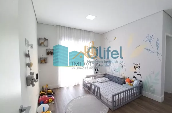 Lindo sobrado com excelente acabamento no  condomínio  Santa Isabel na cidade de Louveira com bastante verde, ideal para quem busca tranquilidade para a família e os amigos.  A casa conta com 3 suítes, sala ampla com pé direito duplo, cozinha rica em armá - Foto 10