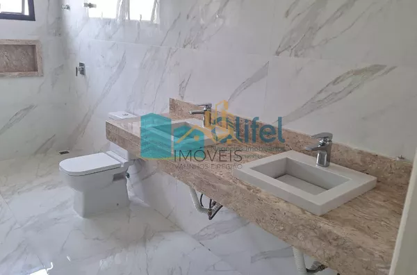 Excelente casa térrea,  novíssima,  em um dos condomínios mais procurados da cidade de Louveira com acabamento de primeira linha, telhado com telhas sanduiche que garantem conforto térmico da casa, proporcionando enorme conforto para sua família.  São 3 a - Foto 54