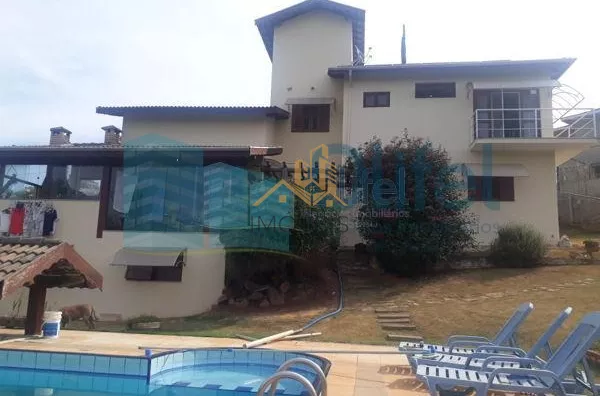 Excelente sobrado na cidade de  Louveira, com 4 dormitórios, sendo 1 suíte master com closet, banheiro social, quartos avarandados, lavabo, ampla sala de estar, jantar e mezanino, escritório, cozinha, copa, lavanderia, despensa, área gourmet com churrasqu - Foto 2