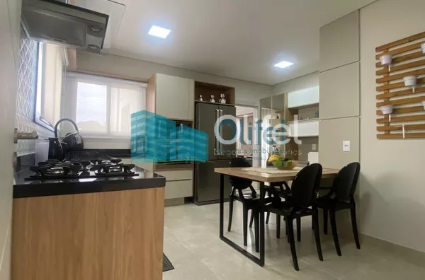 Lindo sobrado moderno, com acabamento fino, em condomínio fechado na cidade de Louveira,  com 3 amplas suítes, sendo a master com closet , ducha dupla,  banheira de imersão e varanda. Amplas  salas de estar, janter e TV, escritório,  terraço coberto, espa - Foto 11