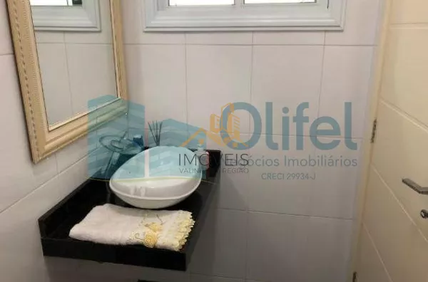 Sobrado em condomínio na cidade de Louveira,  com 3 dormitórios, 2 suítes, sendo 1 master com closet, escritório, sala 3 ambientes, home theater, ampla cozinha rica em armários, despensa, lavanderia, área gourmet com varanda, piscina aquecida, todo piso e - Foto 7