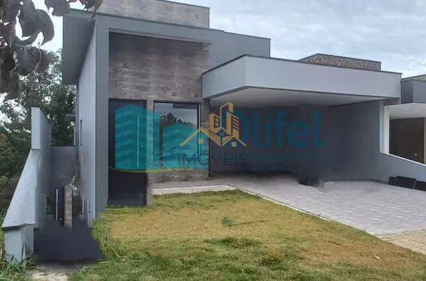 Excelente casa nova, assobradada,  em condomínio fechado na cidade de  Louveira. Condomínio conta com lazer completo com salão de festas, piscina, playground, campo de futebol, churrasqueira, academia, salão de jogos, brinquedoteca. redário, pet play, ves - Foto 1