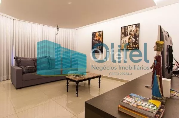 Excelente sobrado no Condomínio Swiss park na cidade de Campinas com excelente acabamento com 4 dormitórios, sendo 2 amplas suítes, closet, hidromassagem, amplas salas de estar, jantar com ambientes integrados ao lazer, sala de cinema, dependência de serv - Foto 4