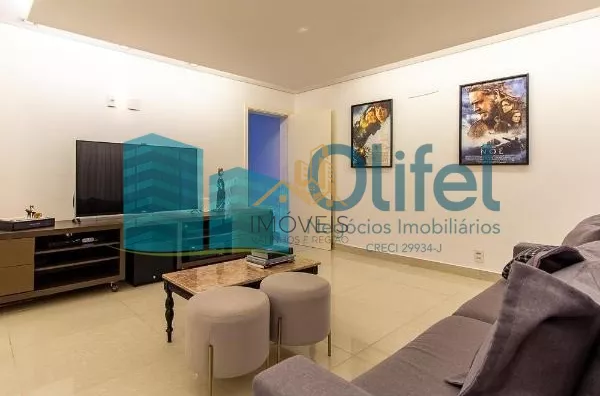 Excelente sobrado no Condomínio Swiss park na cidade de Campinas com excelente acabamento com 4 dormitórios, sendo 2 amplas suítes, closet, hidromassagem, amplas salas de estar, jantar com ambientes integrados ao lazer, sala de cinema, dependência de serv - Foto 5