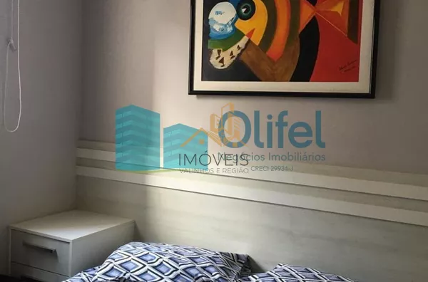 Excelente apartamento  no condomínio Mais Campos Salles na cidade de Valinhos com 2 dormitórios, rico em armários, com ótimo acabamento em condomínio com total infraestrutura de lazer e segurança na cidade de Valinhos.  Sala arejada com sacada com rede de - Foto 8