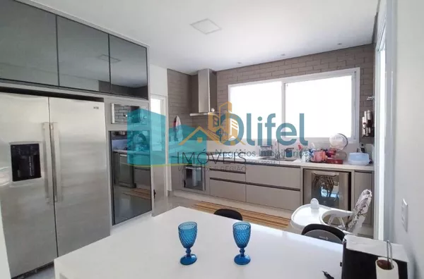 Lindo sobrado com excelente acabamento no  condomínio  Santa Isabel na cidade de Louveira com bastante verde, ideal para quem busca tranquilidade para a família e os amigos.  A casa conta com 3 suítes, sala ampla com pé direito duplo, cozinha rica em armá - Foto 17