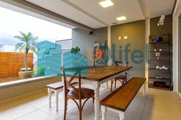 Excelente sobrado no Condomínio Swiss park na cidade de Campinas com excelente acabamento com 4 dormitórios, sendo 2 amplas suítes, closet, hidromassagem, amplas salas de estar, jantar com ambientes integrados ao lazer, sala de cinema, dependência de serv - Foto 12