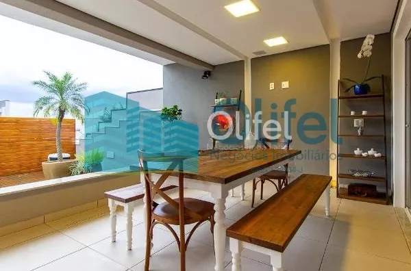 Excelente sobrado no Condomínio Swiss park na cidade de Campinas com excelente acabamento com 4 dormitórios, sendo 2 amplas suítes, closet, hidromassagem, amplas salas de estar, jantar com ambientes integrados ao lazer, sala de cinema, dependência de serv - Foto 12