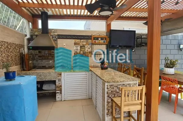 Excelente sobrado em condomínio fechado na cidade de Louveira. Ótimo acabamento, espaços amplos e confortáveis, ampla área gourmet com piscina.  Imóvel apto para financiamento.   Agende sua Visita - Foto 17