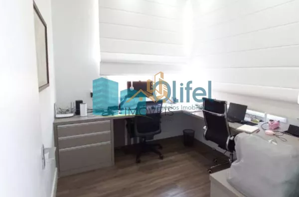 Lindo sobrado com excelente acabamento no  condomínio  Santa Isabel na cidade de Louveira com bastante verde, ideal para quem busca tranquilidade para a família e os amigos.  A casa conta com 3 suítes, sala ampla com pé direito duplo, cozinha rica em armá - Foto 12