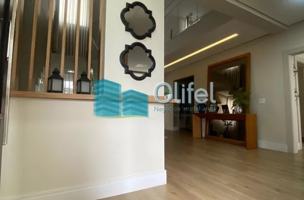 Lindo sobrado moderno, com acabamento fino, em condomínio fechado na cidade de Louveira,  com 3 amplas suítes, sendo a master com closet , ducha dupla,  banheira de imersão e varanda. Amplas  salas de estar, janter e TV, escritório,  terraço coberto, espa - Foto 39