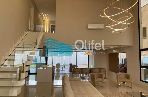 Linda casa no  condomínio  Santa Isabel na cidade de Louveira para quem procura espaço, modernismo, sofisticação, sossego e excelente iluminação. O imóvel dispõe de 525m² de terreno e 414m² de construção. O piso inferior oferece sala ampla  para 2 ambient - Foto 5