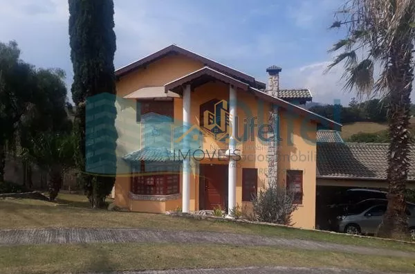 Excelente sobrado na cidade de  Louveira, com 4 dormitórios, sendo 1 suíte master com closet, banheiro social, quartos avarandados, lavabo, ampla sala de estar, jantar e mezanino, escritório, cozinha, copa, lavanderia, despensa, área gourmet com churrasqu - Foto 1
