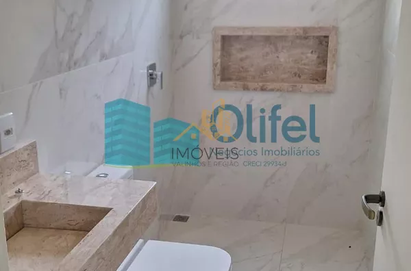 Excelente casa térrea,  novíssima,  em um dos condomínios mais procurados da cidade de Louveira com acabamento de primeira linha, telhado com telhas sanduiche que garantem conforto térmico da casa, proporcionando enorme conforto para sua família.  São 3 a - Foto 60