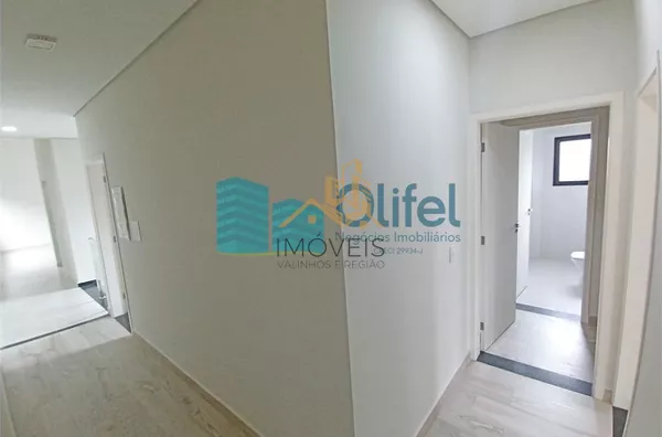 Excelente casa nova, assobradada,  em condomínio fechado na cidade de  Louveira. Condomínio conta com lazer completo com salão de festas, piscina, playground, campo de futebol, churrasqueira, academia, salão de jogos, brinquedoteca. redário, pet play, ves - Foto 36
