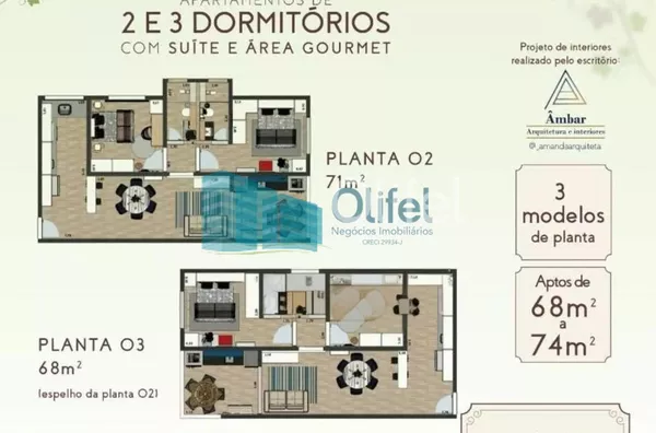 Venha morar em um apartamento com uma tecnologia de construção diferenciada  na cidade de Louveira !!  Unidades a partir de R$ 460.000,00 com previsão de entrega em Julho de 2024.  Quantidade de andares: Térreo +3 Quantidade de apartamentos por andar: 4 u - Foto 6