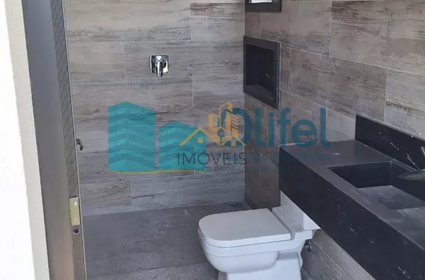 Excelente casa térrea,  novíssima,  em um dos condomínios mais procurados da cidade de Louveira com acabamento de primeira linha, telhado com telhas sanduiche que garantem conforto térmico da casa, proporcionando enorme conforto para sua família.  São 3 a - Foto 43