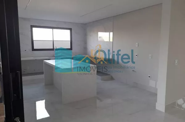 Excelente sobrado, novo, dentro de um dos mais conceituados condomínios da cidade de Campinas. Feita no conceito contemporâneo, aberto e com excelente iluminação natural e privacidade! São 3 suítes, sendo 1 suíte master, e 1 escritório que pode ser revert - Foto 32