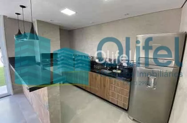 Excelente casa com 306 m², no melhor condomínio de Louveira, 01 suíte máster (closet e banho amplos com varanda + 02 dormitórios amplos, sala ampla e sala de jantar. Todos ambientes com ar condicionado novo. Cozinha, despensa, lavanderia, escritório e áre - Foto 6