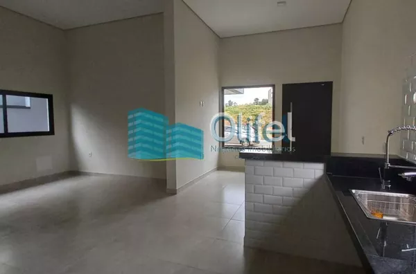 Excelente casa nova, assobradada,  em condomínio fechado na cidade de  Louveira. Condomínio conta com lazer completo com salão de festas, piscina, playground, campo de futebol, churrasqueira, academia, salão de jogos, brinquedoteca. redário, pet play, ves - Foto 33