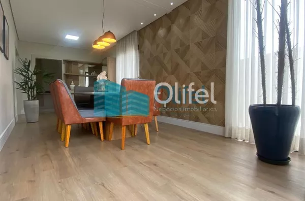 Lindo sobrado moderno, com acabamento fino, em condomínio fechado na cidade de Louveira,  com 3 amplas suítes, sendo a master com closet , ducha dupla,  banheira de imersão e varanda. Amplas  salas de estar, janter e TV, escritório,  terraço coberto, espa - Foto 6