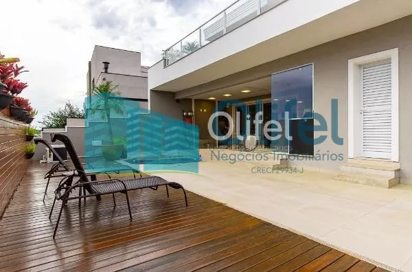 Excelente sobrado no Condomínio Swiss park na cidade de Campinas com excelente acabamento com 4 dormitórios, sendo 2 amplas suítes, closet, hidromassagem, amplas salas de estar, jantar com ambientes integrados ao lazer, sala de cinema, dependência de serv - Foto 13