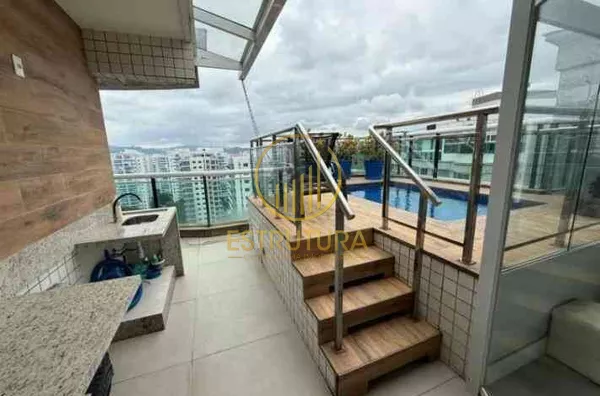 Peninsula, cobertura duplex 3 suítes Barra da Tijuca - Foto 1