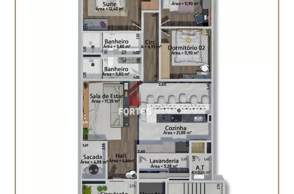 APARTAMENTO 102 DISPONIVEL PARA VENDA NO EDIFICIO RESIDENCIAL PANDORA: PERFEITO PARA MORAR OU INVESTIR! - Foto 4