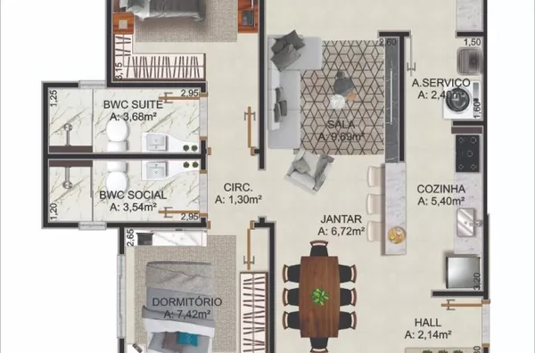 APARTAMENTO 107 PARA VENDA, LUTHER KING FRANCISCO BELTRÃO-PR - Foto 5